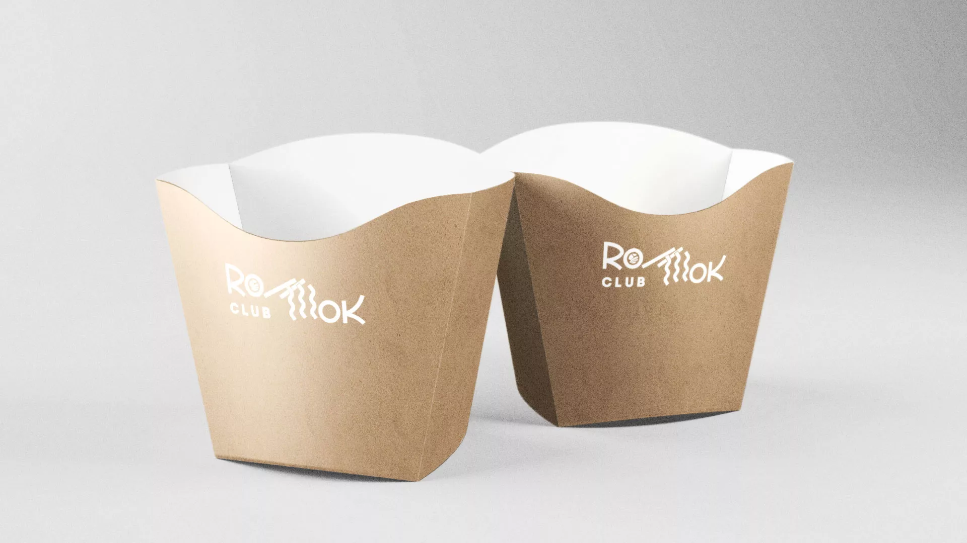 Создание логотипа суши-бара «Roll Wok Club» в Камбарке