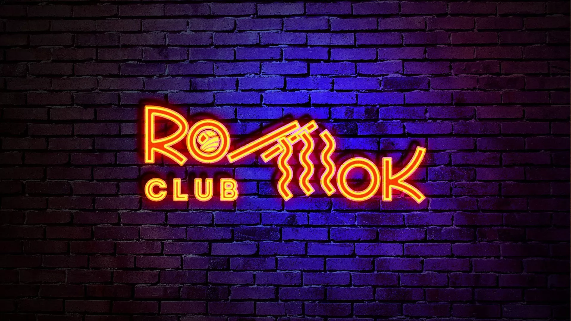 Разработка интерьерной вывески суши-бара «Roll Wok Club» в Камбарке